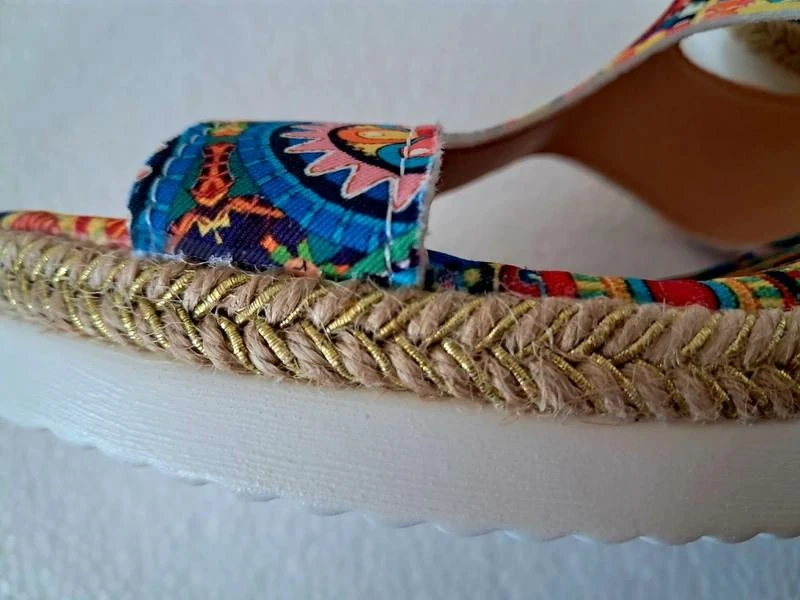 Schitterende zeer trendy etnische / kleurrijke sandalen - Maat 40 – photo 6
